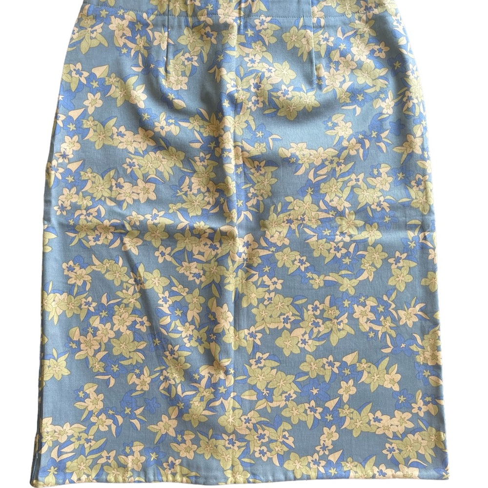 Floral Blue Skirt